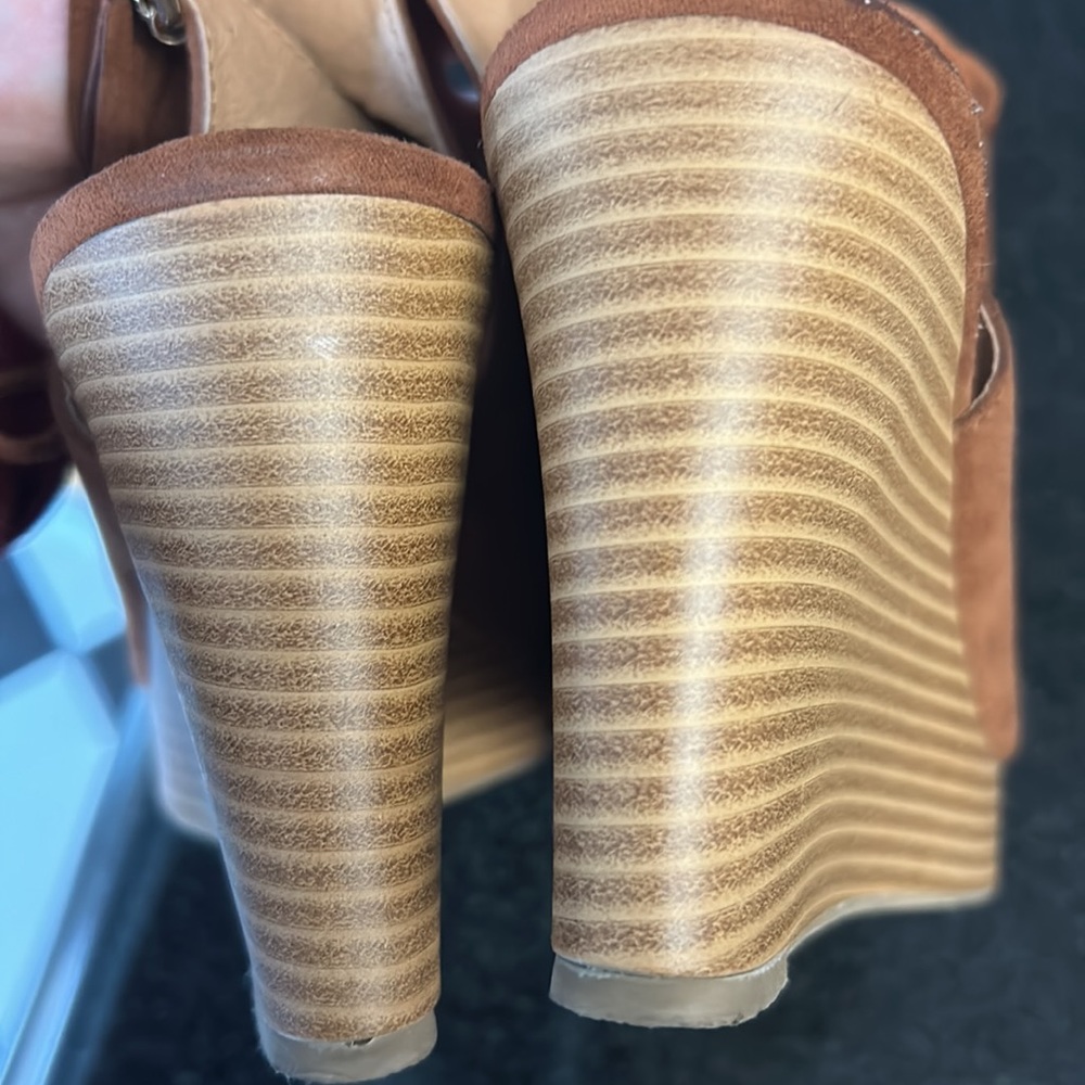 Faux Suede Wedges - Picture 8 of 10